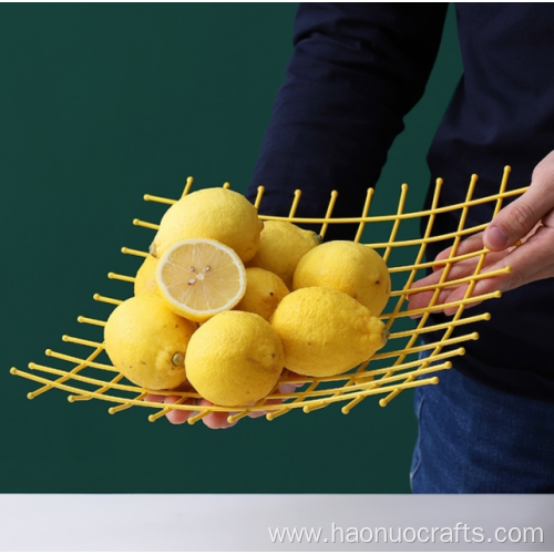 Square fruit iron net basket